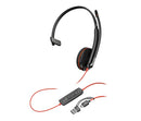 HP Poly Micro-casque monaural USB-C Poly Blackwire 3210 + adaptateur USB-C/A (lot)