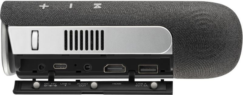 Viewsonic M1XE Video Projector, Short-Throw LED Projector, WVGA (854x480), Black, Silver