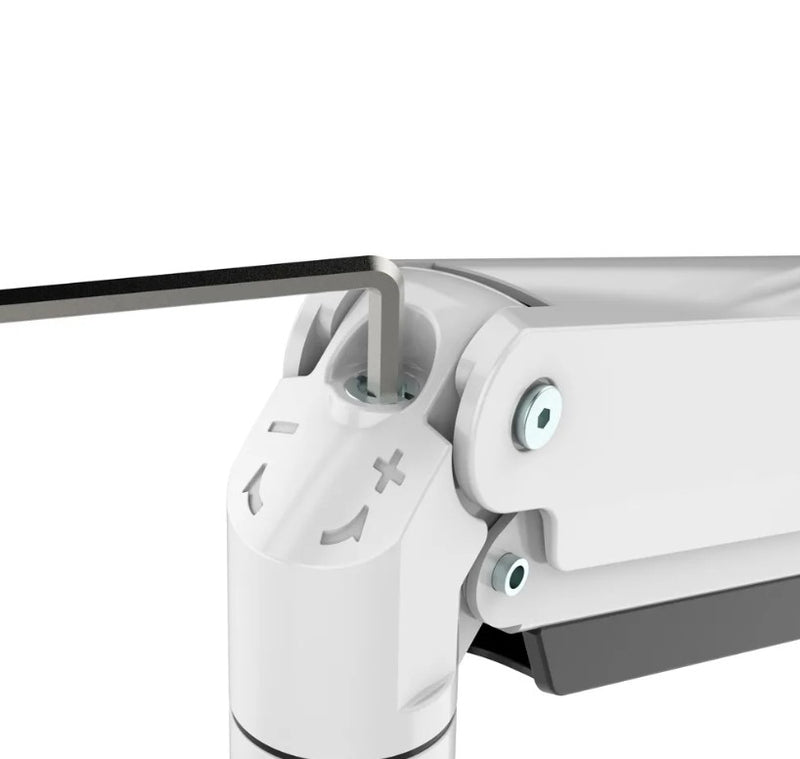 Neomounts NM-D775DX3WHITE support d'écran plat pour bureau 68,6 cm (27") Blanc