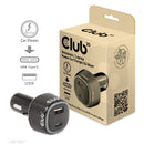 CLUB3D CAC-1922 chargeur d'appareils mobiles Ordinateur portable Noir Allume-cigare Auto