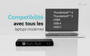 i-tec Universal Dual 4K Display Docking Station + Power Delivery 85W