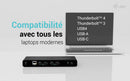 i-tec Universal Dual 4K Display Docking Station + Power Delivery 85W