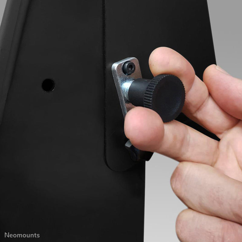 Neomounts NM-HUB2LIFTSILVER Gemotoriseerde schermwagen voor schermen tot 50"