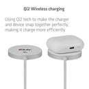 CLUB3D CAC-3026 chargeur d'appareils mobiles Téléphone portable, Smartphone, Smartwatch, téléphone Blanc USB Recharge sans fil Charge rapide Intérieure
