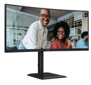 AOC E4 CU34E4CV écran plat de PC 86,4 cm (34") 3440 x 1440 pixels UltraWide Quad HD LCD Noir
