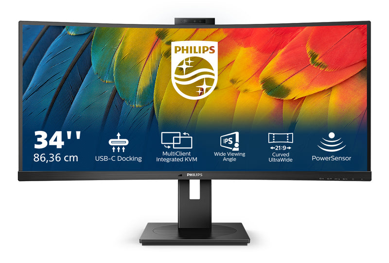 Philips 5000 series 34B1U5600CH/00 LED display 86,4 cm (34") 3440 x 1440 pixels Wide Quad HD LCD Noir