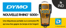 DYMO Rhino 6000+ étiqueteuse industrielle avec mallette de transport | Imprimante d'étiquettes aux nombreuses fonctions et dotée d'une connexion PC