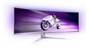 Philips Evnia 8000 49M2C8900L/00 PC flatscreen 124,2 cm (48,9") 5120 x 1440 pixels Dual QHD QD-OLED Wit