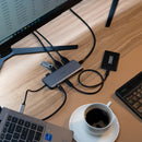 Targus DOCK427GL station d'accueil Avec fil USB 3.2 Gen 2 (3.1 Gen 2) Type-C Gris