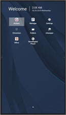 Viewsonic CDE5014-2C Écran d'affichage dynamique Écran plat de signalisation numérique 127 cm (50") LCD Wifi 500 cd/m² 4K Ultra HD Noir Intégré dans le processeur Android 14 24/7