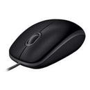 Logitech B110 Silent | Bekabelde Muis | Links- en Rechtshandig | USB-A | 1000 DPI | Zwart