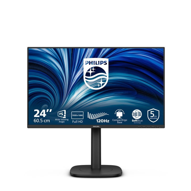 Philips 3000 series 24B2N3200J/00 écran plat de PC 60,5 cm (23.8") 1920 x 1080 pixels Full HD LCD Noir
