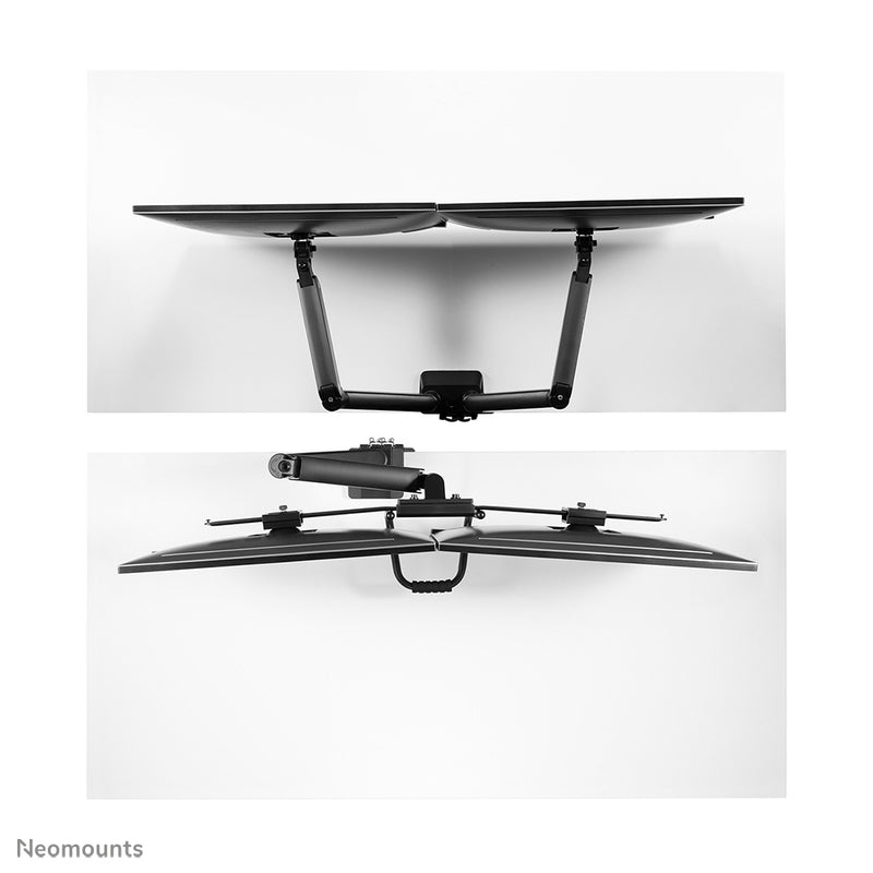 Neomounts DS75-450BL2 Support d'écran à fixer 17-32" - ressort à gaz - Topfix - arrêt 180°