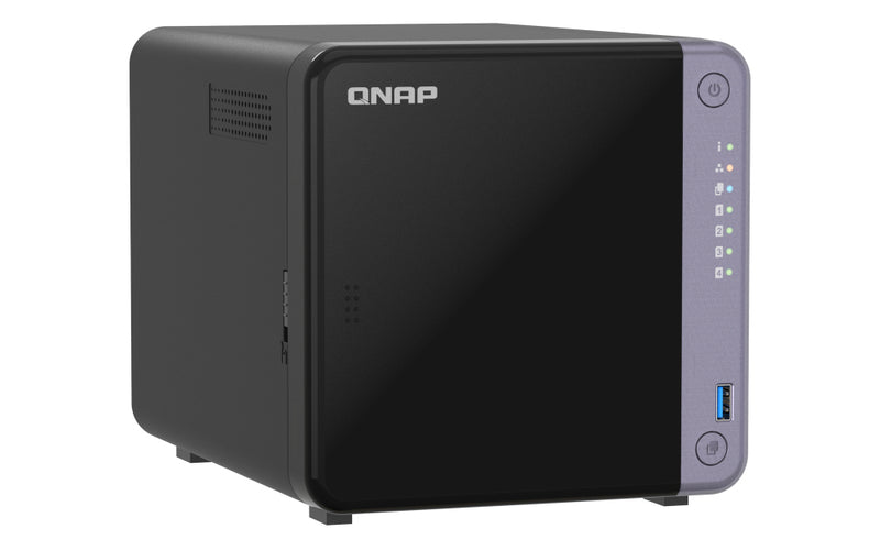 QNAP TS-432X-4G opslagserver NAS Tower Alpine Alpine AL-524 4 GB DDR4 QNAP QTS Zwart