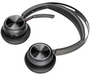 Poly Micro-casque Voyager Focus 2 USB-C-C + adaptateur USB-C/A + base de chargement