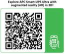 APC Smart-UPS Ultra On-Line Li-Ion SRTL5KRM2UI, 5 kW, rack/tour 2U, 6 x C13 et 4 x C19, NMC