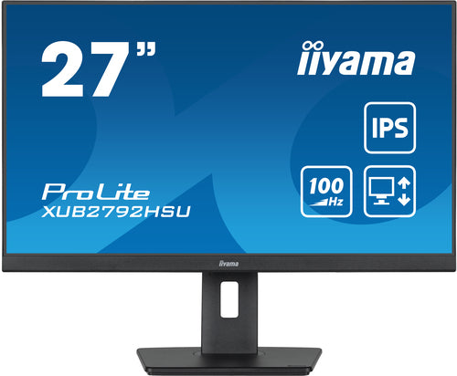 iiyama XUB2792HSU-B6 platte pc-monitor 68,6 cm (27") 1920 x 1080 Pixels Full HD LED Zwart
