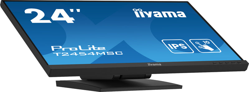 iiyama ProLite T2454MSC-B2AG écran plat de PC 60,5 cm (23.8") 1920 x 1080 pixels Full HD LED Écran tactile Multi-utilisateur Noir
