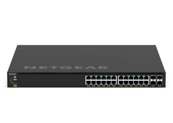 NETGEAR GSM4328-100AJS Managed L3 Gigabit Ethernet (10/100/1000) Ethernet Connection, Supports Power over Ethernet (PoE) 1U Black