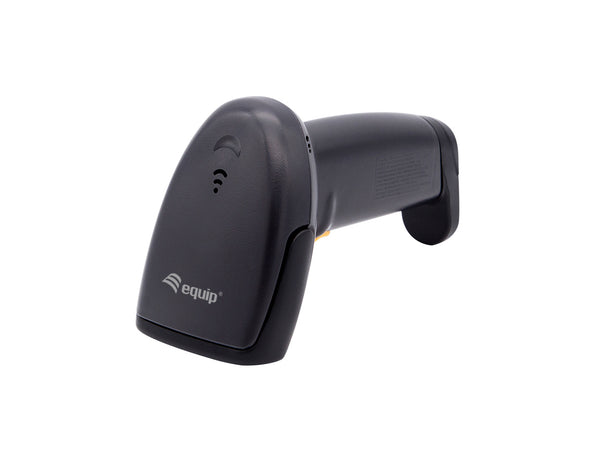 Equip 351020 Barcode Scanner, Portable 1D LED Barcode Scanner, Black
