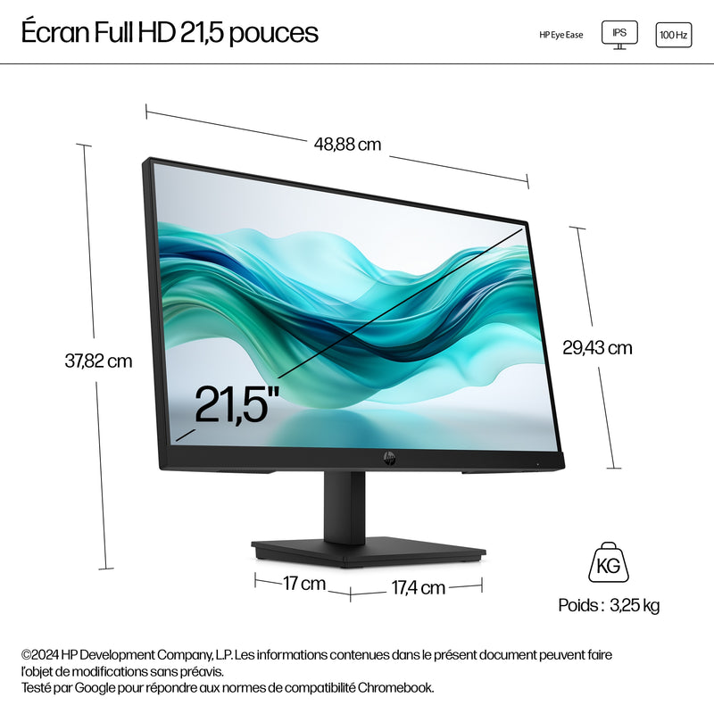HP Series 3 Pro 21.5-inch FHD Monitor - 322pf