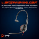 HP Poly Micro-casque Poly Blackwire 3210 monaural USB-C + adaptateur USB-C/A
