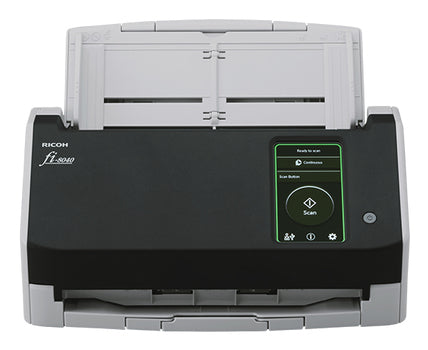 Ricoh fi-8040 Numériseur chargeur automatique de documents (adf) + chargeur manuel 600 x 600 DPI A4 Noir, Gris