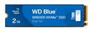Western Digital Blue SN5000 | 2TB NVMe SSD | M.2 Gen4 | 5.150MB/s Lezen | 4.850MB/s Schrijven