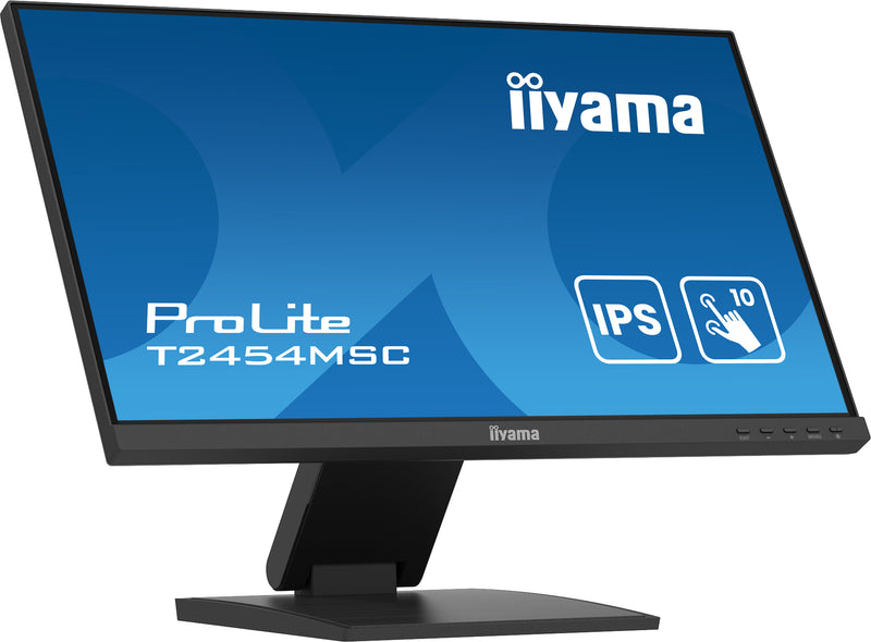 iiyama ProLite T2454MSC-B2AG écran plat de PC 60,5 cm (23.8") 1920 x 1080 pixels Full HD LED Écran tactile Multi-utilisateur Noir