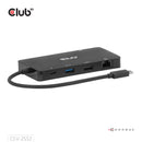 CLUB3D CSV-2552 hub & concentrateur USB Type-C 5000 Mbit/s Noir