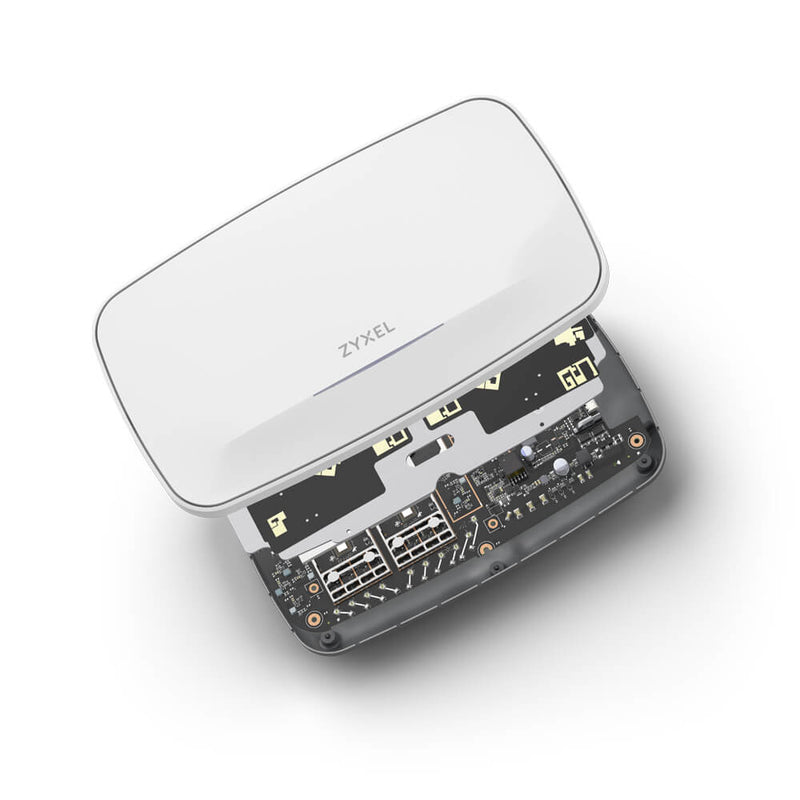 Zyxel WBE660S-EU0101F point d'accès réseaux locaux sans fil 11530 Mbit/s Gris Connexion Ethernet, supportant l'alimentation via ce port (PoE)