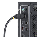 StarTech.com Câble HDMI Haut Débit de 3m avec Connecteur à Pince, 4K 60Hz/1440p 144Hz, HDR10/HDCP 2.2/ARC, 18Gbps, UHD HDMI 2.0, Cordon pour TV/Moniteur/Écran, Gaine TPE