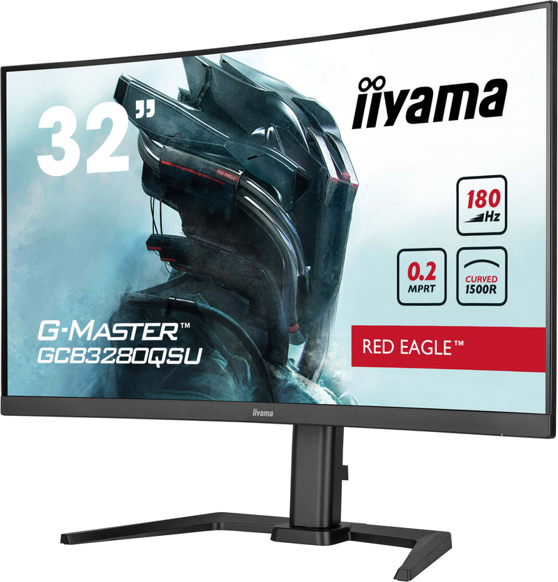 iiyama G-MASTER GCB3280QSU-B2 plat pc-scherm 80 cm (31,5") 2560 x 1440 pixels Dual QHD LED Zwart