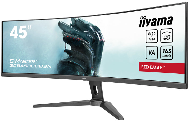 iiyama G-MASTER RED EAGLE CURVED plat pc-scherm 113 cm (44,5") 5120 x 1440 pixels Dual QHD LED Zwart