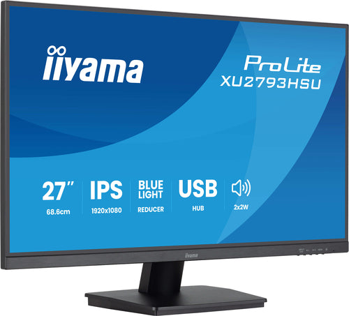 iiyama ProLite XU2793HSU-B7 écran plat de PC 68,6 cm (27") 1920 x 1080 pixels Full HD LED Noir
