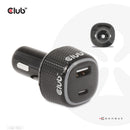 CLUB3D CAC-1922 chargeur d'appareils mobiles Ordinateur portable Noir Allume-cigare Auto