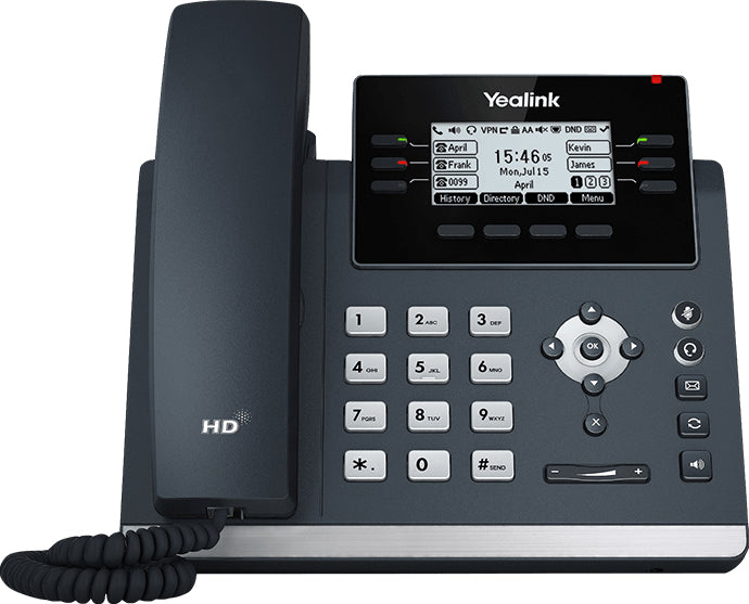 Yealink SIP T42U téléphone fixe Gris LCD Wifi