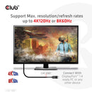 CLUB3D CAC-1087 câble vidéo et adaptateur 3 m DisplayPort HDMI Noir