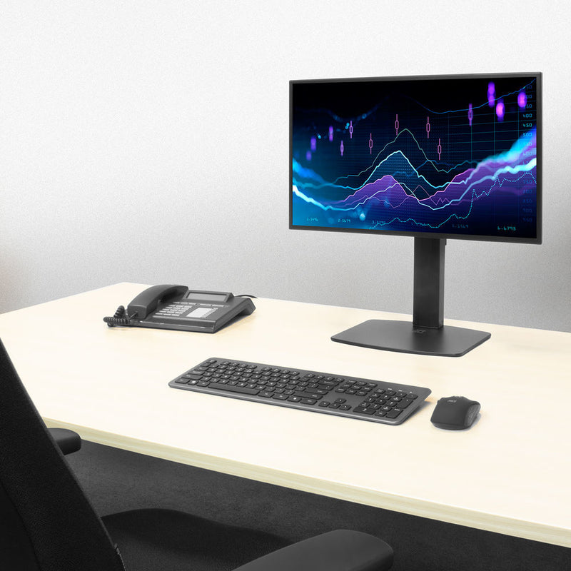 ACT AC8331 support d'écran plat pour bureau 81,3 cm (32") Noir