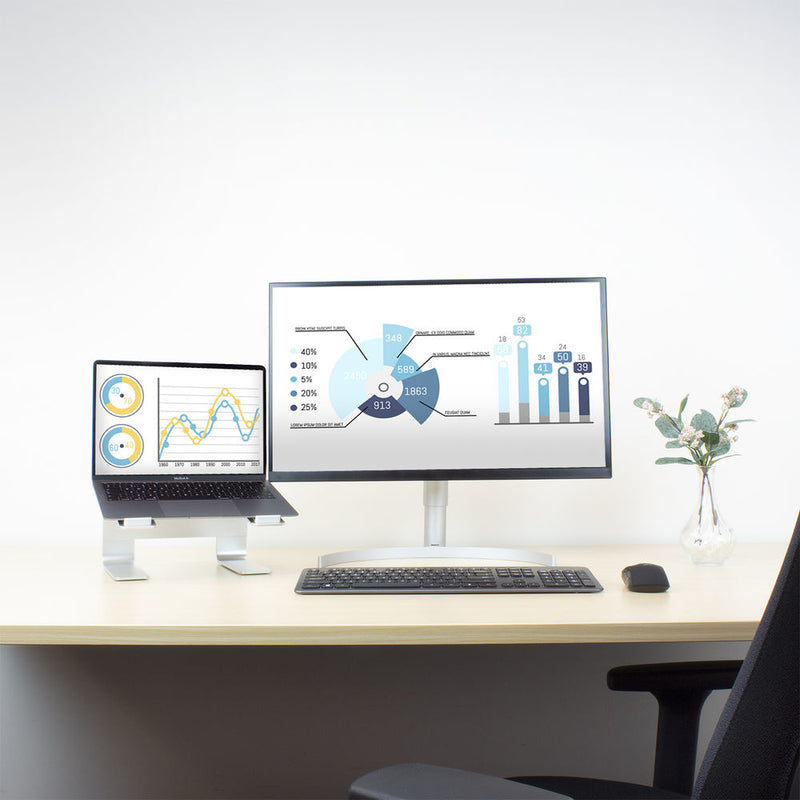 ACT AC8130 Support de livres Supports de Laptop Gris 39,6 cm (15.6")