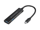 Conceptronic HUBBIES12B USB 3.2 Gen 1 (3.1 Gen 1) Type-C Hub &amp; Concentrator 5000 Mbps Black