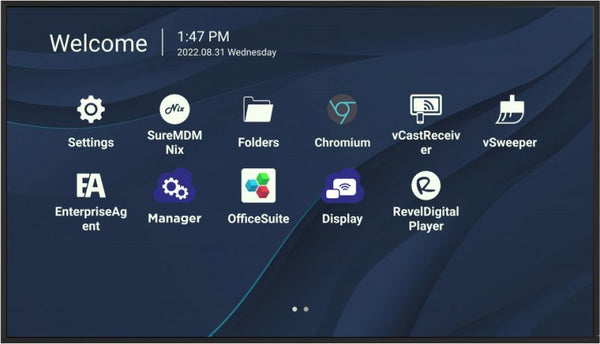 Viewsonic CDE7530 Écran d'affichage dynamique 190,5 cm (75") Wifi 450 cd/m² 4K Ultra HD Noir Intégré dans le processeur Android 11