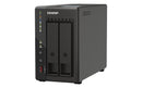 QNAP TS-253E NAS Tower Intel® Celeron® J6412 8 GB 0 TB QNAP QTS Zwart