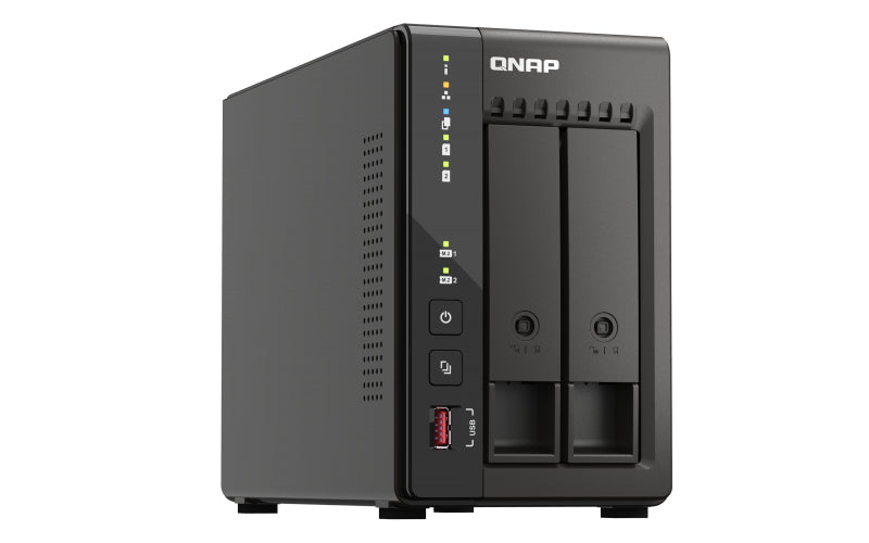 QNAP TS-253E NAS Tower Intel® Celeron® J6412 8 GB 0 TB QNAP QTS Zwart
