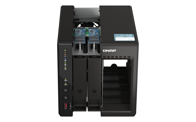 QNAP TS-253E NAS Tower Intel® Celeron® J6412 8 GB 0 TB QNAP QTS Zwart