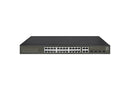 LevelOne GES-2128 Managed L2 Gigabit Ethernet (10/100/1000) Network Switch, Black