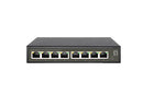 LevelOne GES-2108P Gigabit Ethernet (10/100/1000) Managed L2 Network Switch, Ethernet Connection, Supports Power over Ethernet (PoE), Black