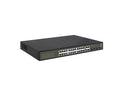 LevelOne GES-2128P Gigabit Ethernet (10/100/1000) Managed L2 Network Switch, Ethernet Connection, Supports Power over Ethernet (PoE), Black