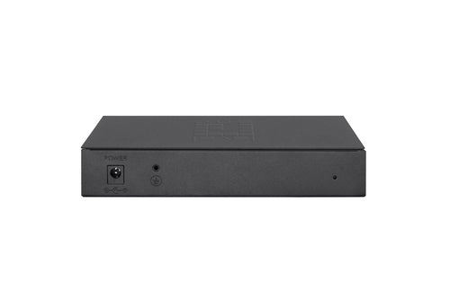 LevelOne GES-2108P Gigabit Ethernet (10/100/1000) Managed L2 Network Switch, Ethernet Connection, Supports Power over Ethernet (PoE), Black