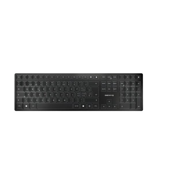 CHERRY KW 9100 SLIM clavier Universel RF sans fil + Bluetooth QWERTZ Suisse Noir
